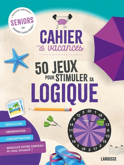 Picture of Cahier de vacances 50 jeux pour stimuler sa logique