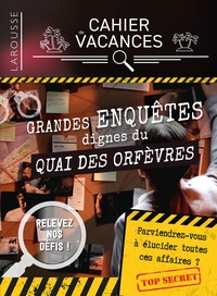 Picture of Cahier de vacances - Grandes enquêtes dignes du Quai des Orfèvres