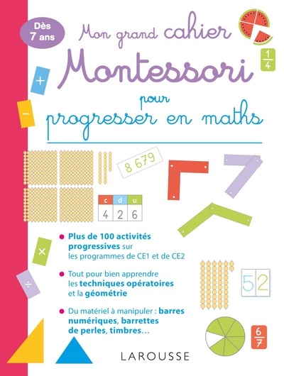 Image de Mon grand cahier MONTESSORI pour progresser en MATHS