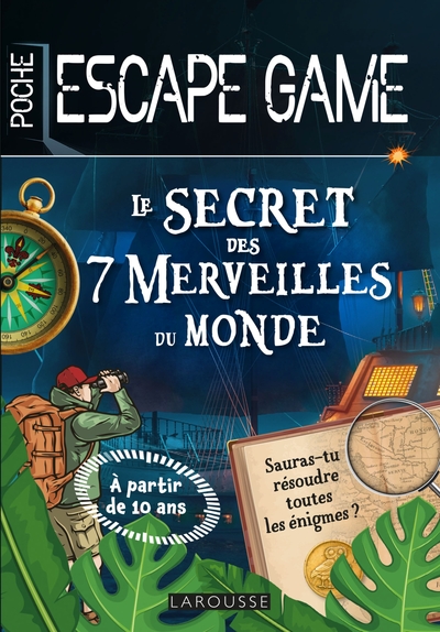 Picture of Escape game de poche junior : Le secret des 7 merveilles du monde