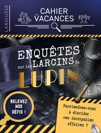 Picture of Cahier de vacances (adultes)  Enquêtes sur les larcins de Lupin