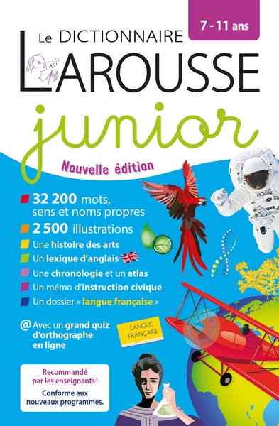 Image de Larousse dictionnaire Junior 7/11 ans export