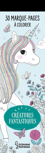 Image de 30 marque-pages à colorier - Créatures fantastiques