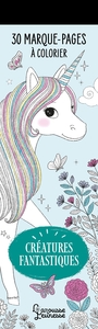 Image de 30 marque-pages à colorier - Créatures fantastiques