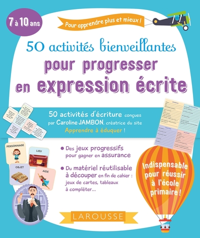 Picture of 50 activités bienveillantes pour progresser en expression écrite