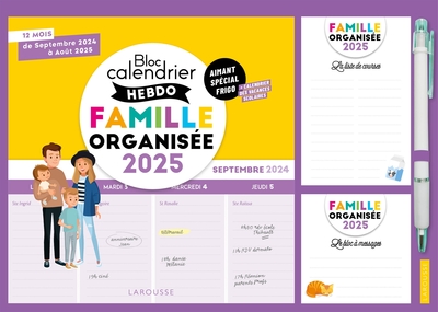 Picture of Le petit calendrier hebdo de la famille organisée 2025