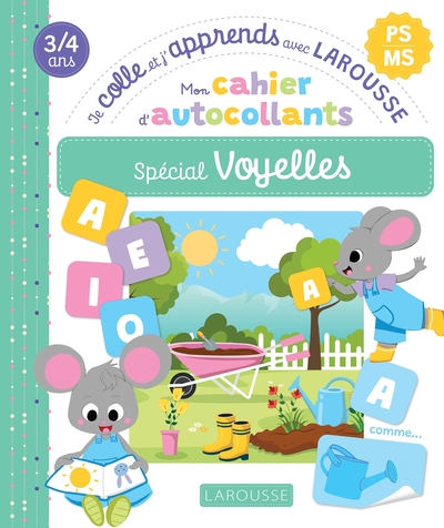 Picture of Mon cahier autocollants, spécial Voyelles (PS)