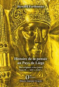 Image de Histoire de la pensée au Pays de Liège Tome IV