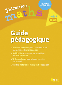 Image de J'aime les maths CE2 - Guide pédagogique 2018