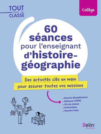 Picture of 60 séances pour l'enseignant d'histoire-géographie