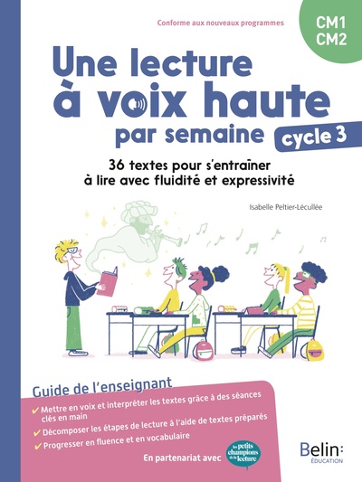 Picture of Une lecture à voix haute par semaine cycle 3