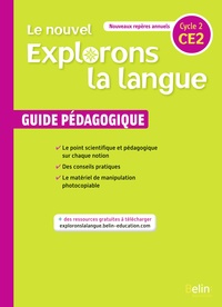 Picture of Le nouvel Explorons la langue CE2 - Guide pédagogique 2020