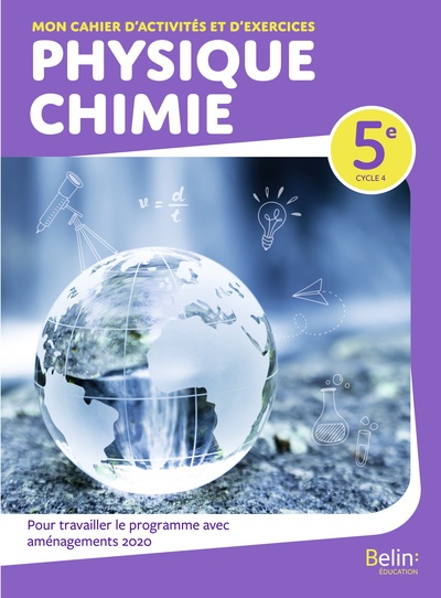 Image de Mon cahier d'activités et d'exercices Physique-Chimie 5e