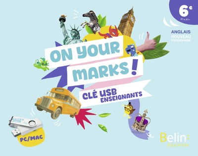 Image de Clé USB enseignants Anglais 6e On your marks!