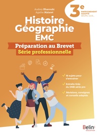 Picture of Histoire-Géographie EMC 3e - Préparation au brevet