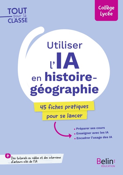 Image de Utiliser l'IA en histoire-géographie