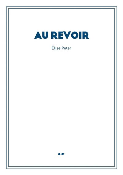 Picture of Au revoir