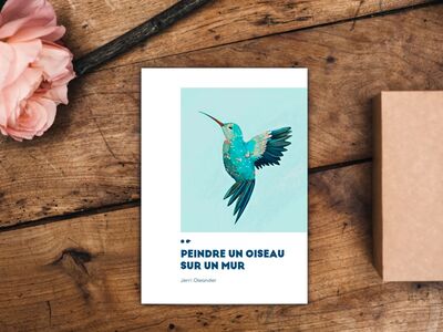 Picture of Peindre un oiseau sur un mur