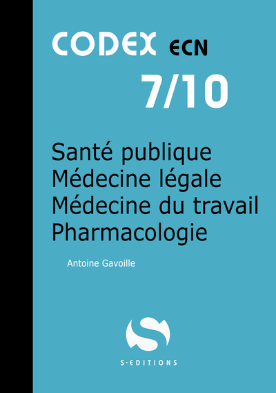 Image de 7- Santé publique - Médecine légale - Médecine du travail - Pharmacologie