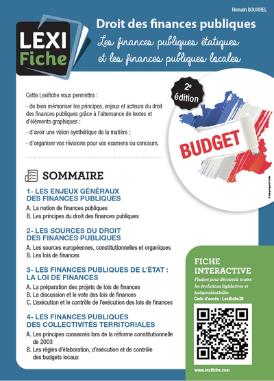 Picture of Droit des finances publiques (2e édition)