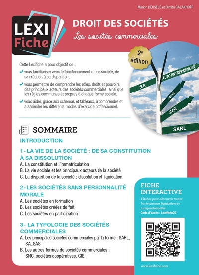 Picture of Droit des sociétés