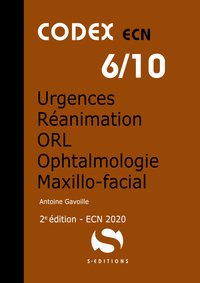 Image de Codex ECN 6/10 Urgences réanimation ORL ophtalmologie maxillo-facial