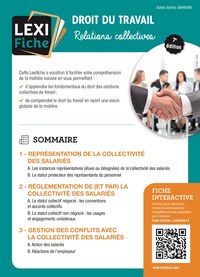 Picture of Droit du travail. Relations collectives