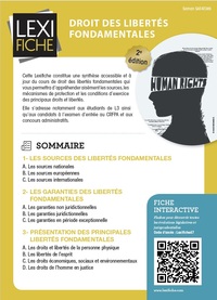 Image de Droit des libertés fondamentales