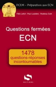 Image de Questions ferméeS ECN - 1478 questions/réponses incontournatbles