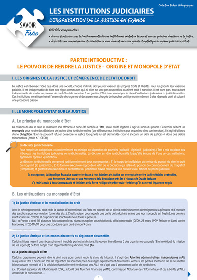 Image de Les institutions judiciaires