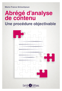 Picture of Abrégé d'analyse de contenu