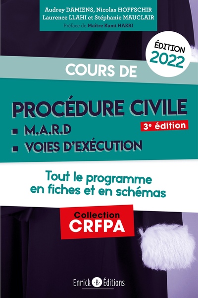 Image de Cours de procédure civile 2022