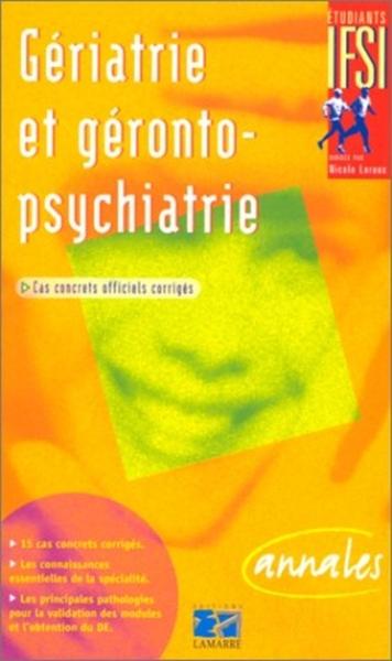 Image de GERIATRIE ET GERONTOPSYCHIATRIE CAS CONCRETS OFFICIELS CORRIGES