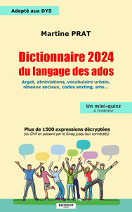 Picture of Dictionnaire 2024 du langage des ados - Plus de 1500 expressions décryptées...