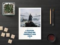 Picture of L'écriture traverse mes pensées et mon cœur