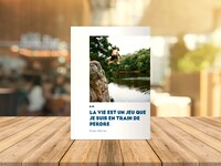Picture of La vie est un jeu que je suis en train de perdre