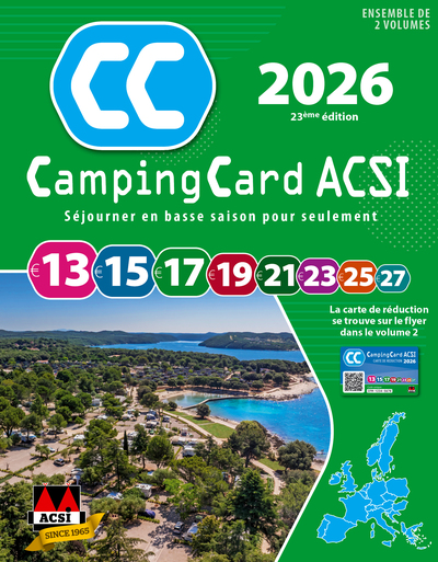Picture of CampingCard ACSI 2026 - Français - Ensemble de deux volumes