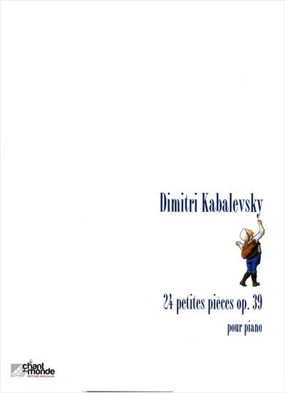 Picture of DMITRI KABALEVSKY :  VINGT-QUATRE PETITES PIECES POUR PIANO, OP. 39