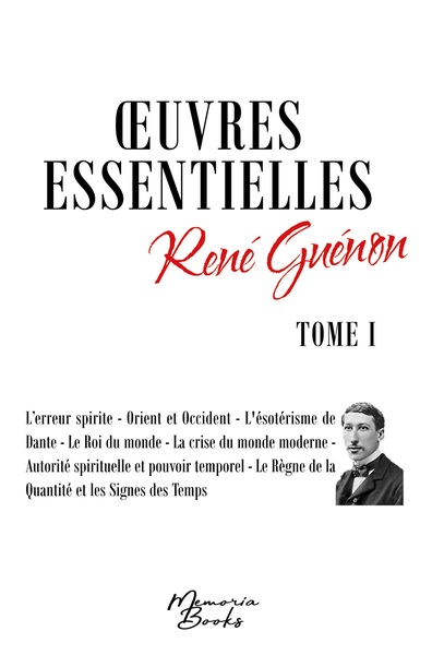 Image de Oeuvres essentielles de René Guénon - Tome I