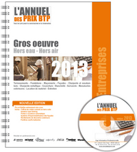 Picture of Base de prix BTP - Artisans et Entreprises - Gros oeuvre - Hors eau, hors air