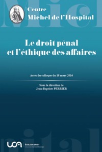 Picture of LE DROIT PENAL ET L ETHIQUE DES AFFAIRES