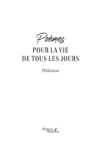 Picture of Poèmes pour la vie de tous les jours