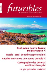 Image de Futuribles 467, juillet-août 2025.Quel avenir pour le Bassin méditerranéen ?