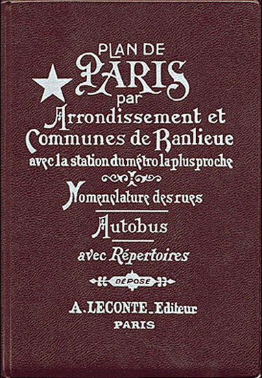 Picture of PLAN DE PARIS par arrondissement et communes de banlieue