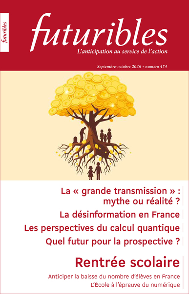 Image de Futuribles 474, sept.-oct. 2026. La grande transmission