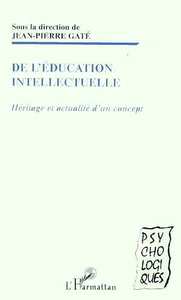 Image de EDUCATION (DE L') INTELLECTUELLE