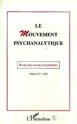 Image de Le Mouvement Psychanalytique Vol. I, 1