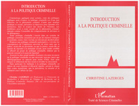 Picture of INTRODUCTION À LA POLITIQUE CRIMINELLE