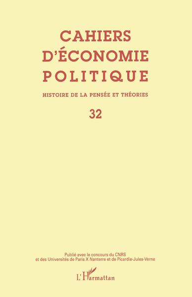 Image de Cahiers d'économie politique n°32