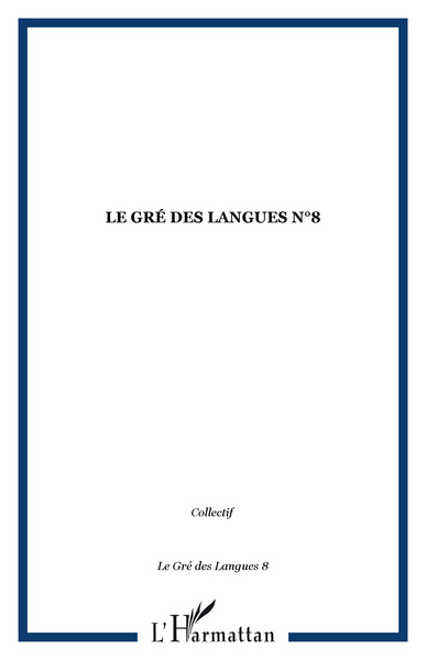 Image de Le gré des langues n°8